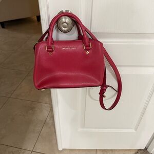 Michael Kors Fuchsia Leather Satchel